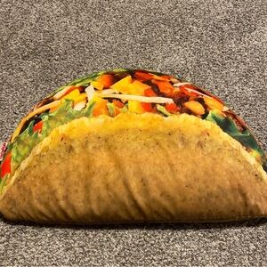Taco Shaped Accent Pillow